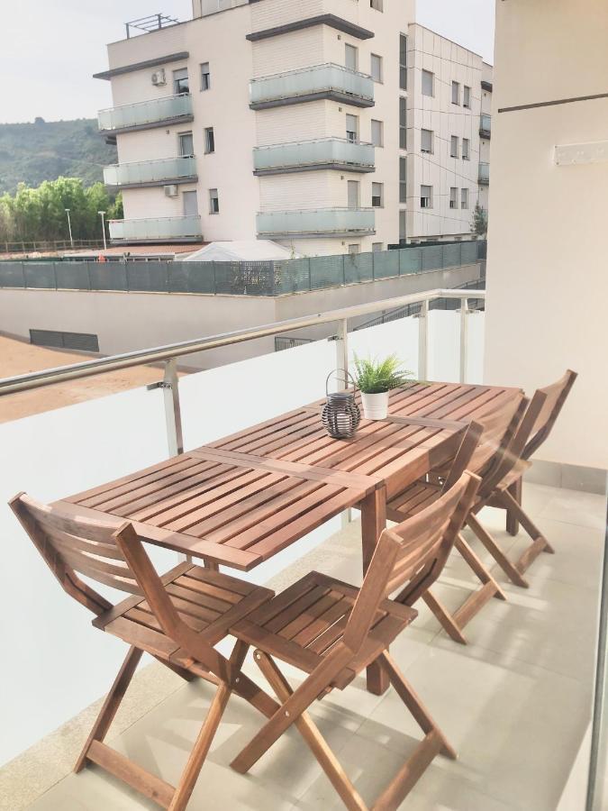 Precioso Piso Monzon Terraza, Parking,Piscina,Zona De Juegos Luaran gambar