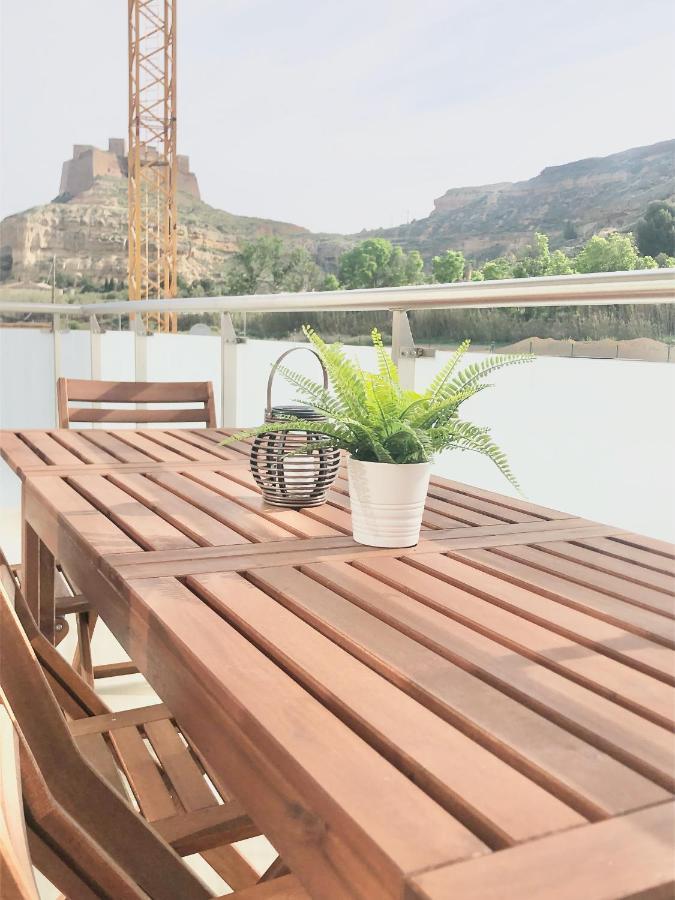 Precioso Piso Monzon Terraza, Parking,Piscina,Zona De Juegos Luaran gambar